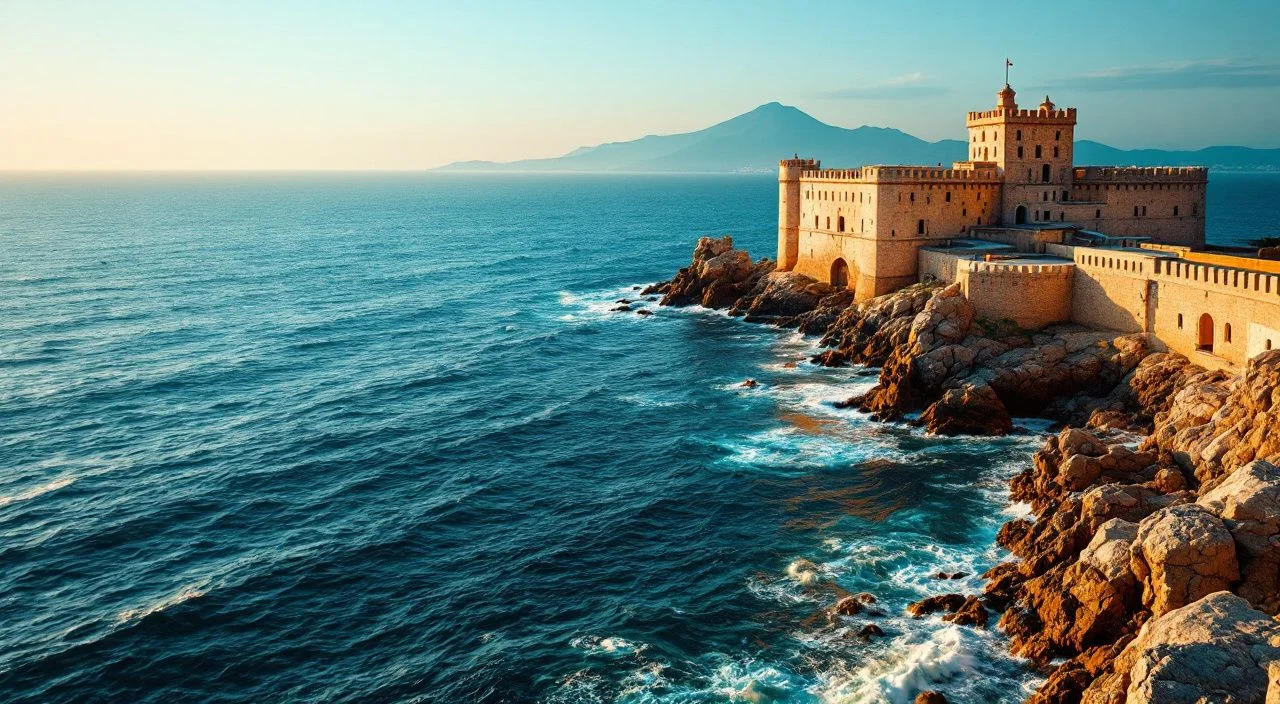 Castel dell&rsquo;Ovo : le château légendaire de Naples face à la mer